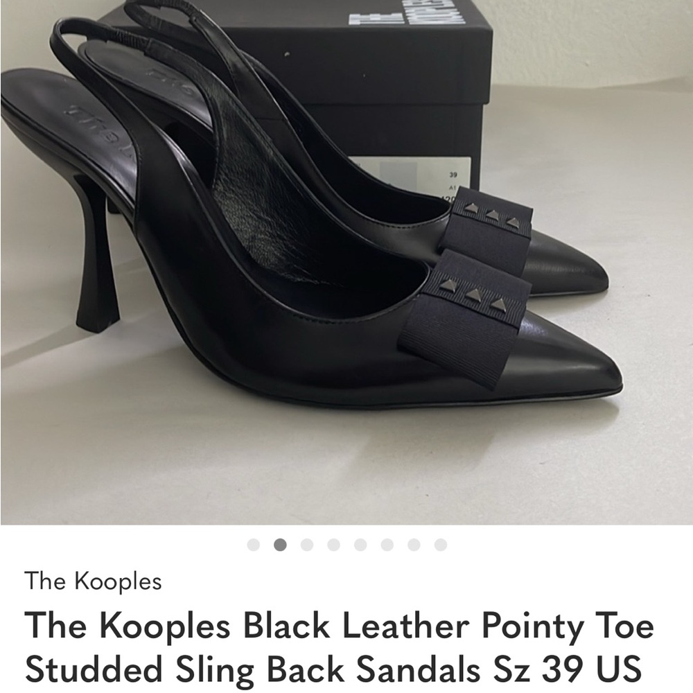 The Kooples Elegant Black High Heels